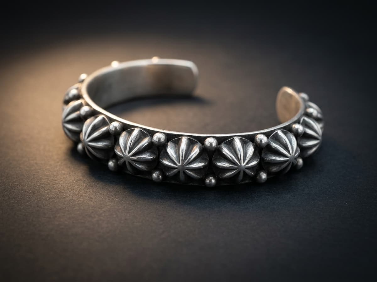 Sterling Silver Bracelet - Size 7.5 #068 - image 1 of 1