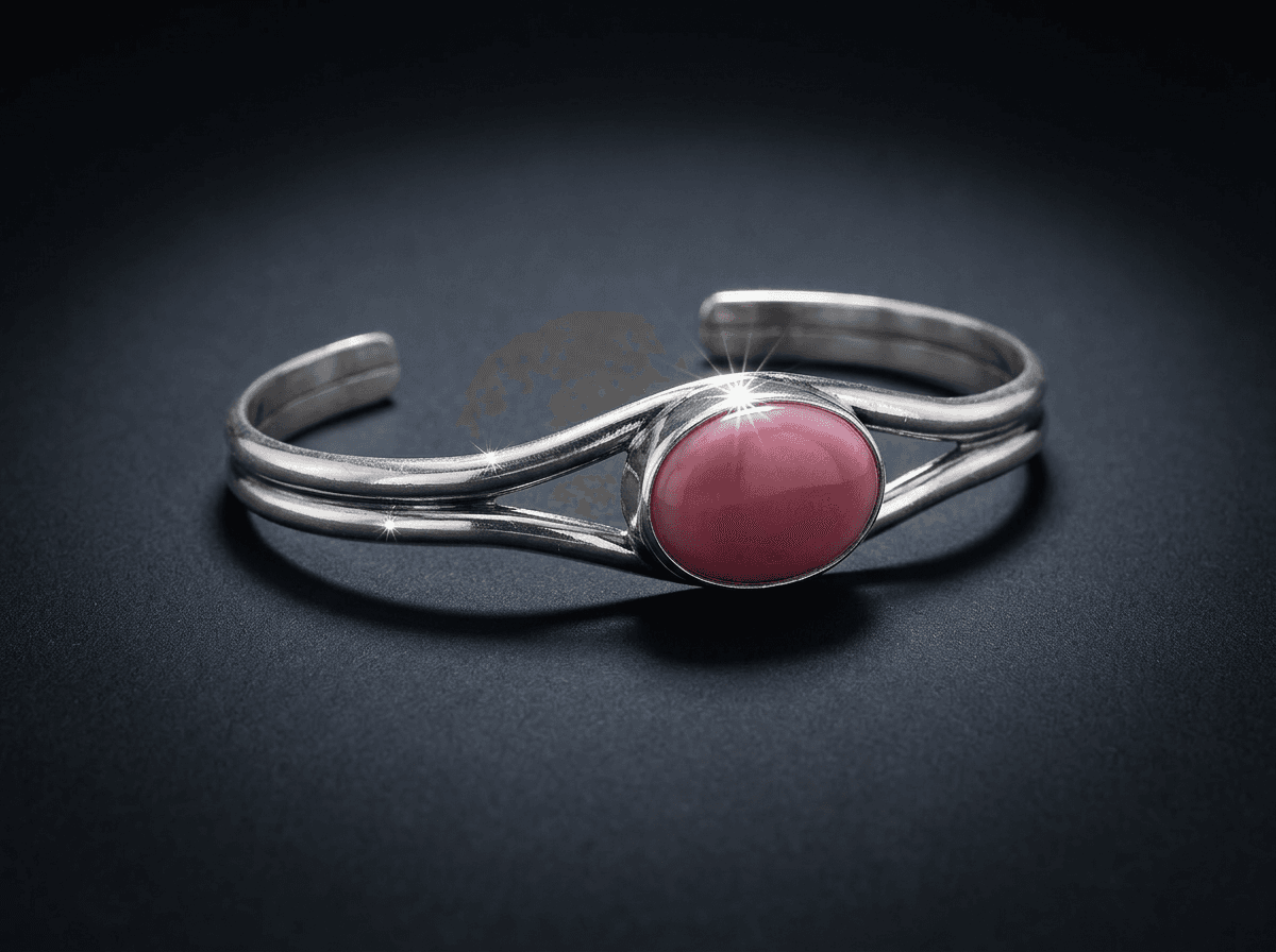 Sterling Silver Conch Shell Bracelet - Size 7 #041 - image 1 of 1