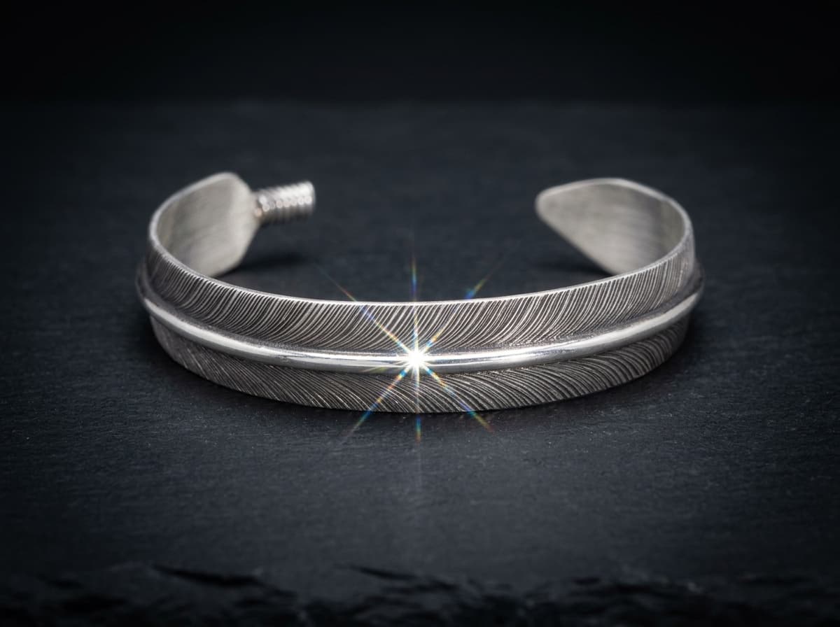 Sterling Silver Bracelet - Size 7.25 #075 - image 1 of 1