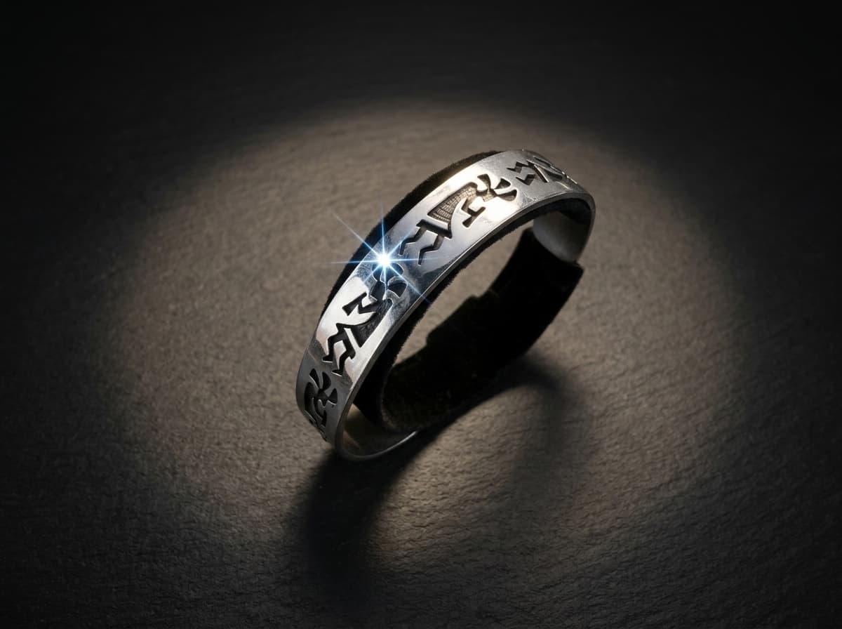 Sterling Silver Bracelet - Size 8 #060 - image 1 of 1