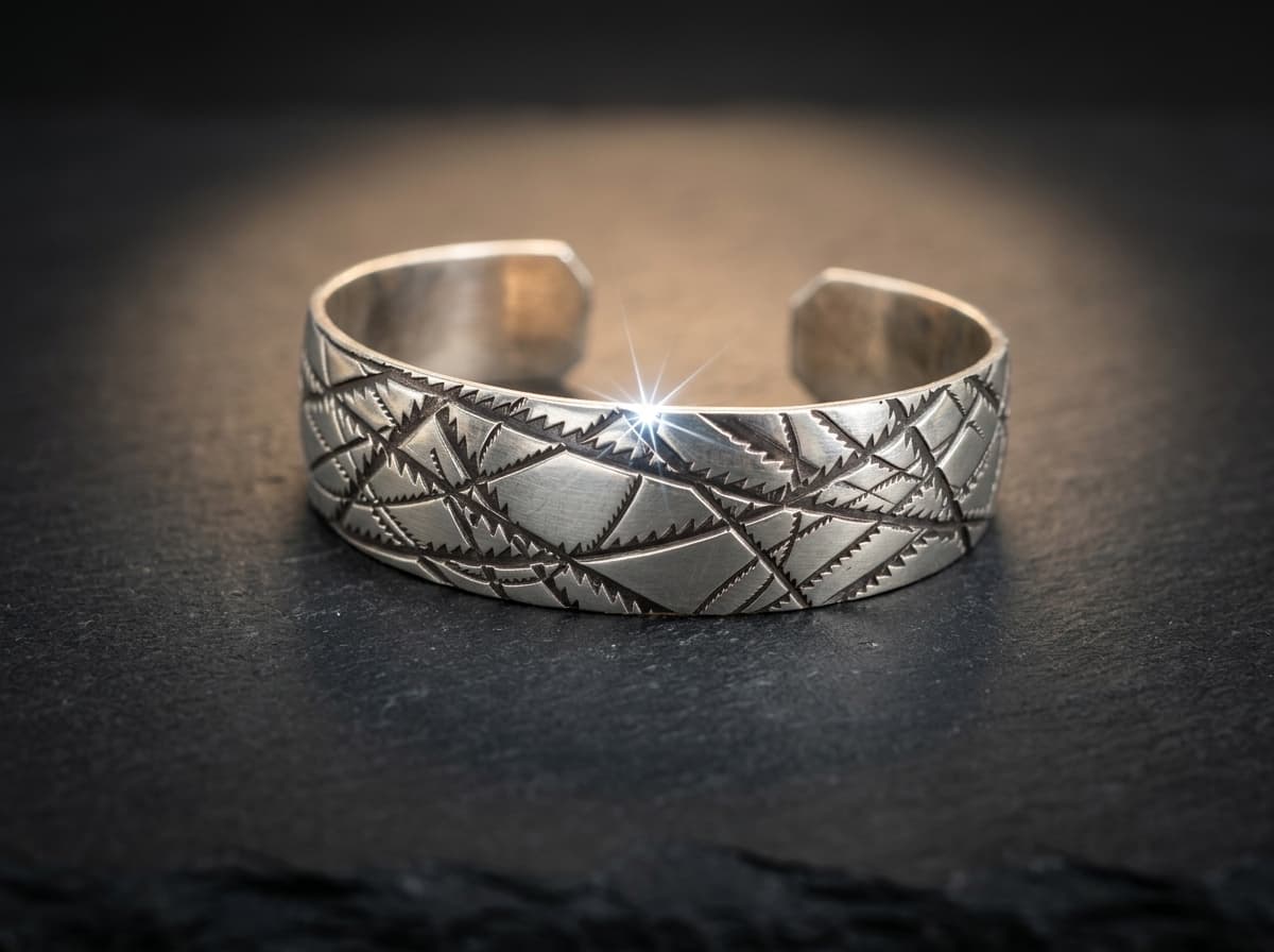 Sterling Silver Bracelet - Size 7.5 #089 - image 1 of 1