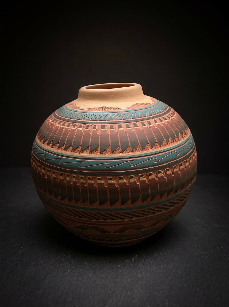 Vintage - Pottery - 8 in. #019 - image 1 of 1