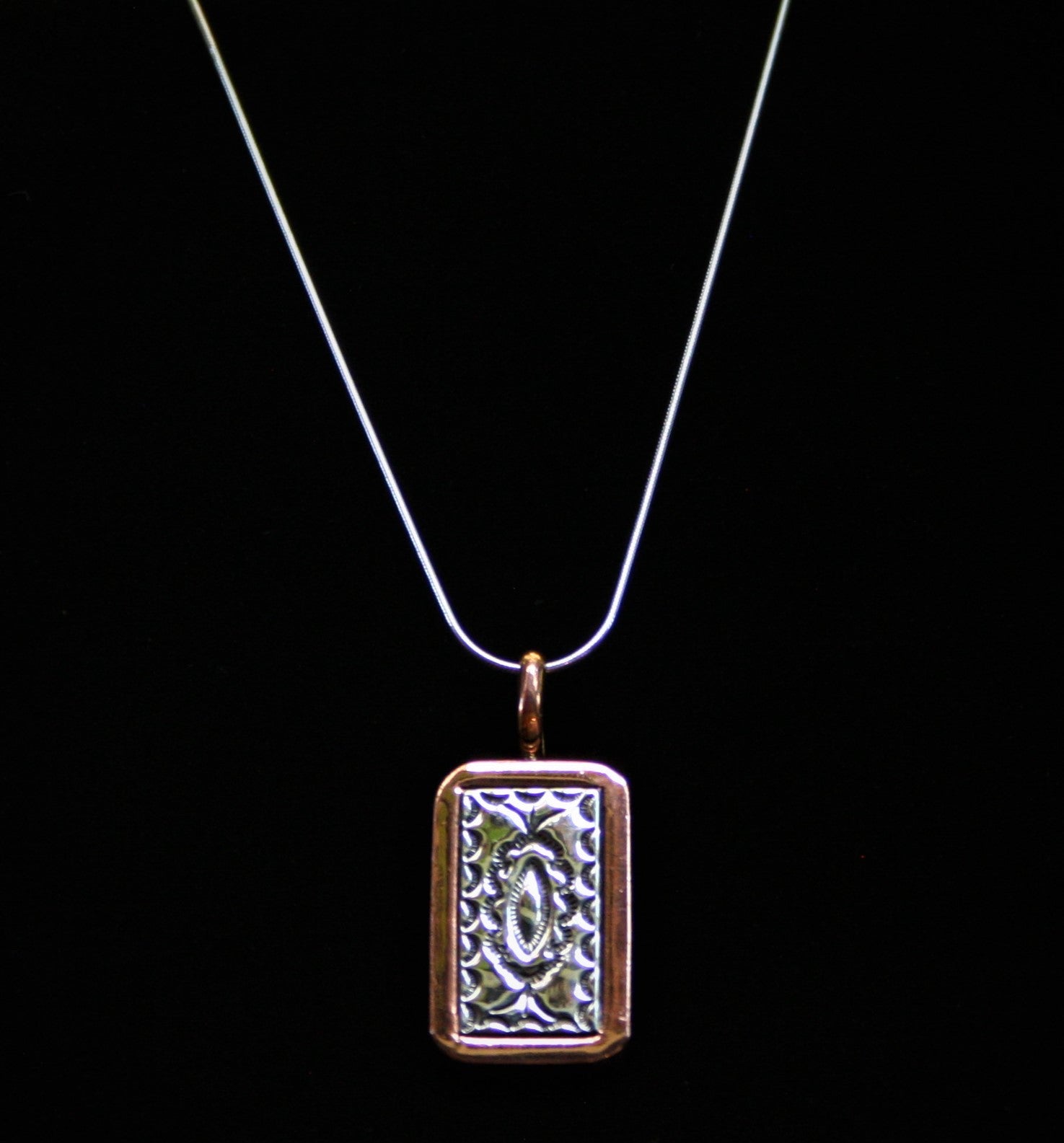 ハートネックレス [NONENON] FLAME LOVE NEC(COPPER) SILVER925 ダイヤモンド＆誕生石 ハートシルバーネックレス flame of heart