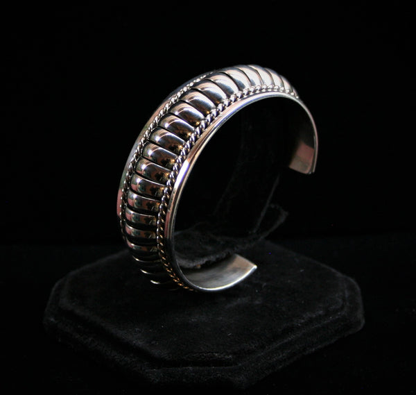 Navajo Silver Cuff Bracelet- 1″