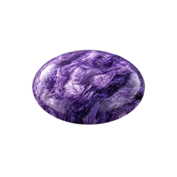 A charoite specimen